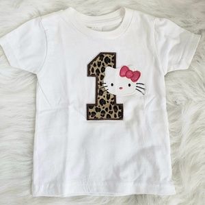 Hello Kitty Birthday Shirt Custom 18mos
